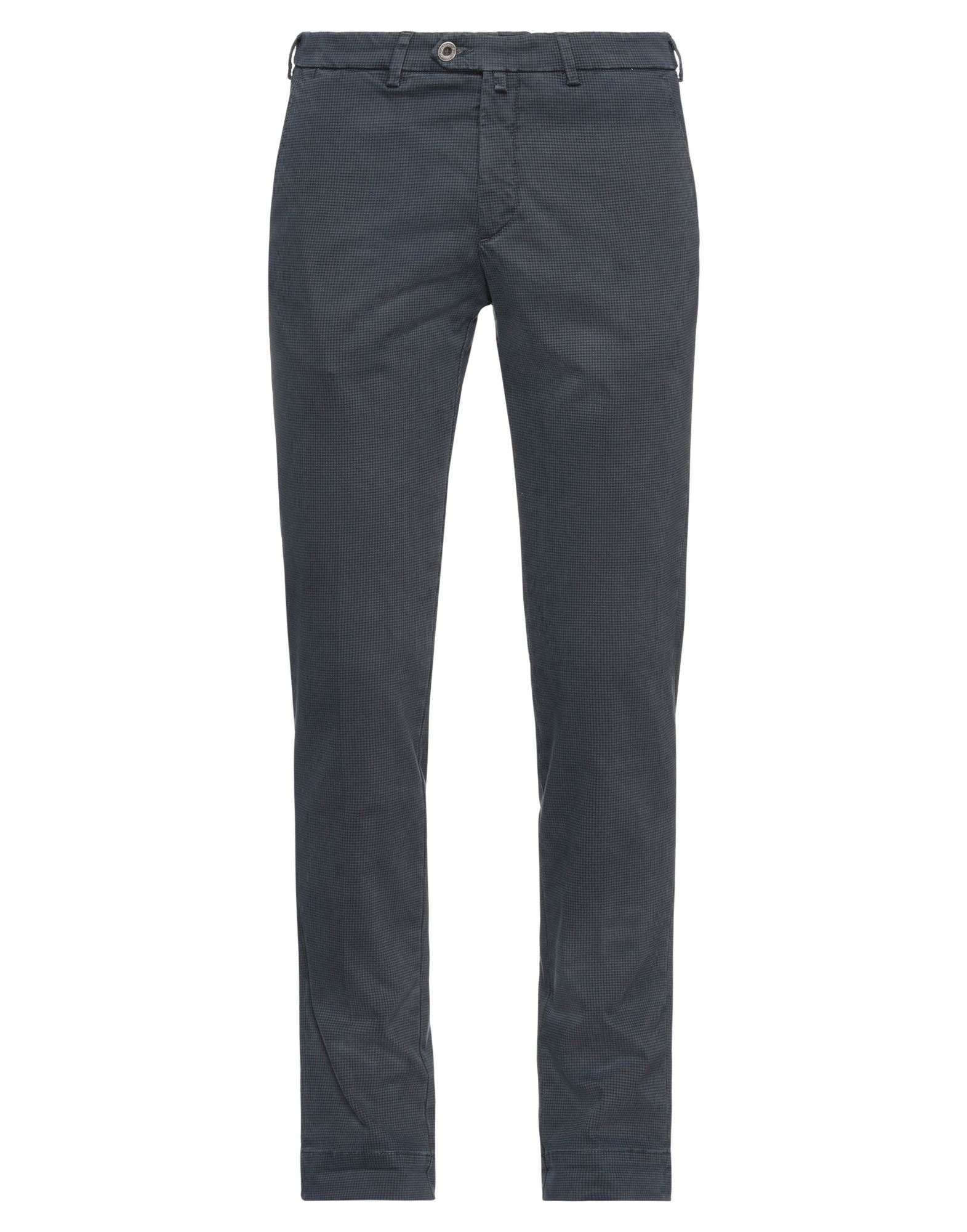 Shop B Settecento Man Pants Midnight Blue Size 40 Cotton, Elastane