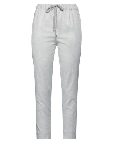 Sfizio Woman Pants Light Grey Size 4 Polyester, Viscose, Elastane