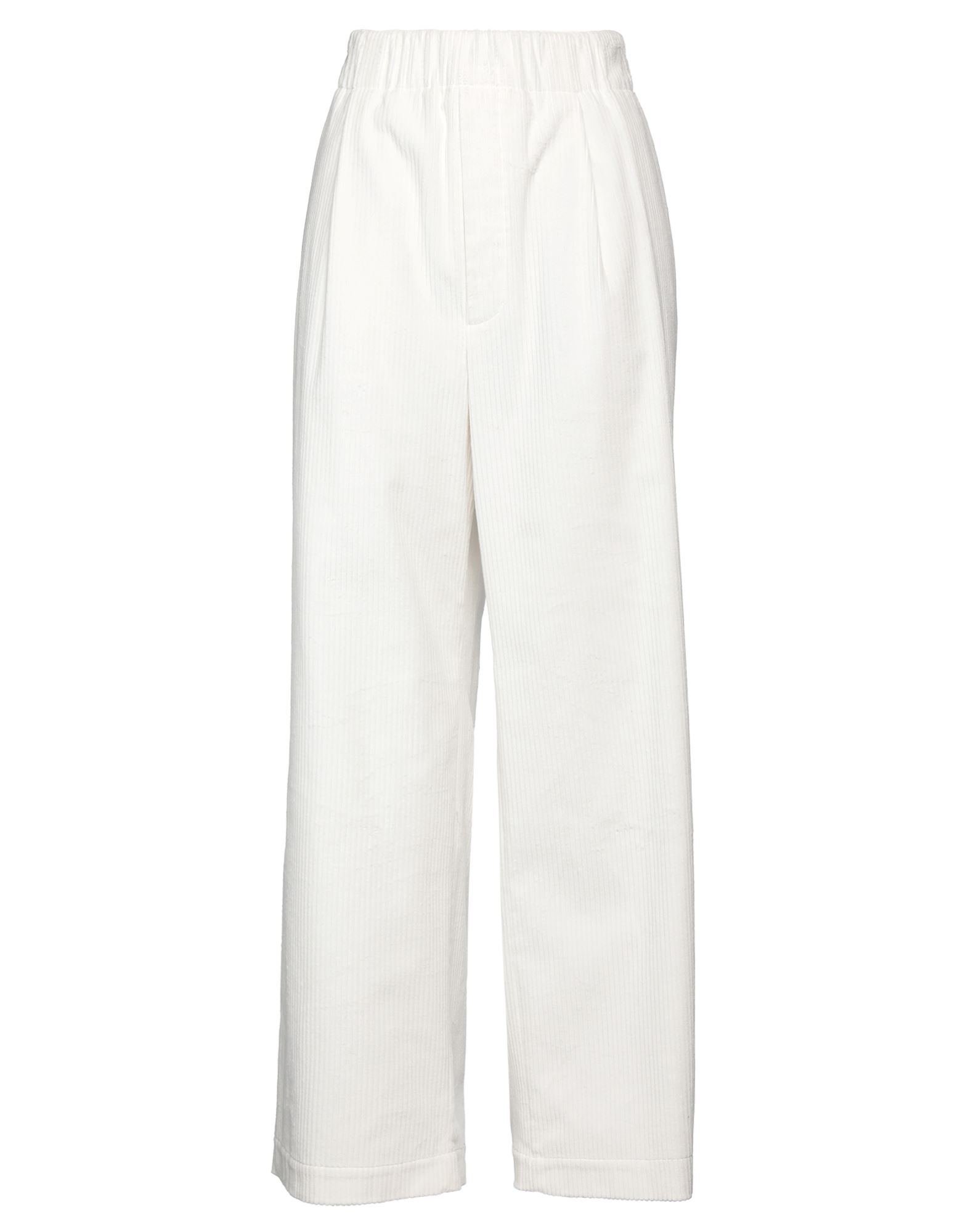 Jejia Woman Pants White Size 6 Cotton