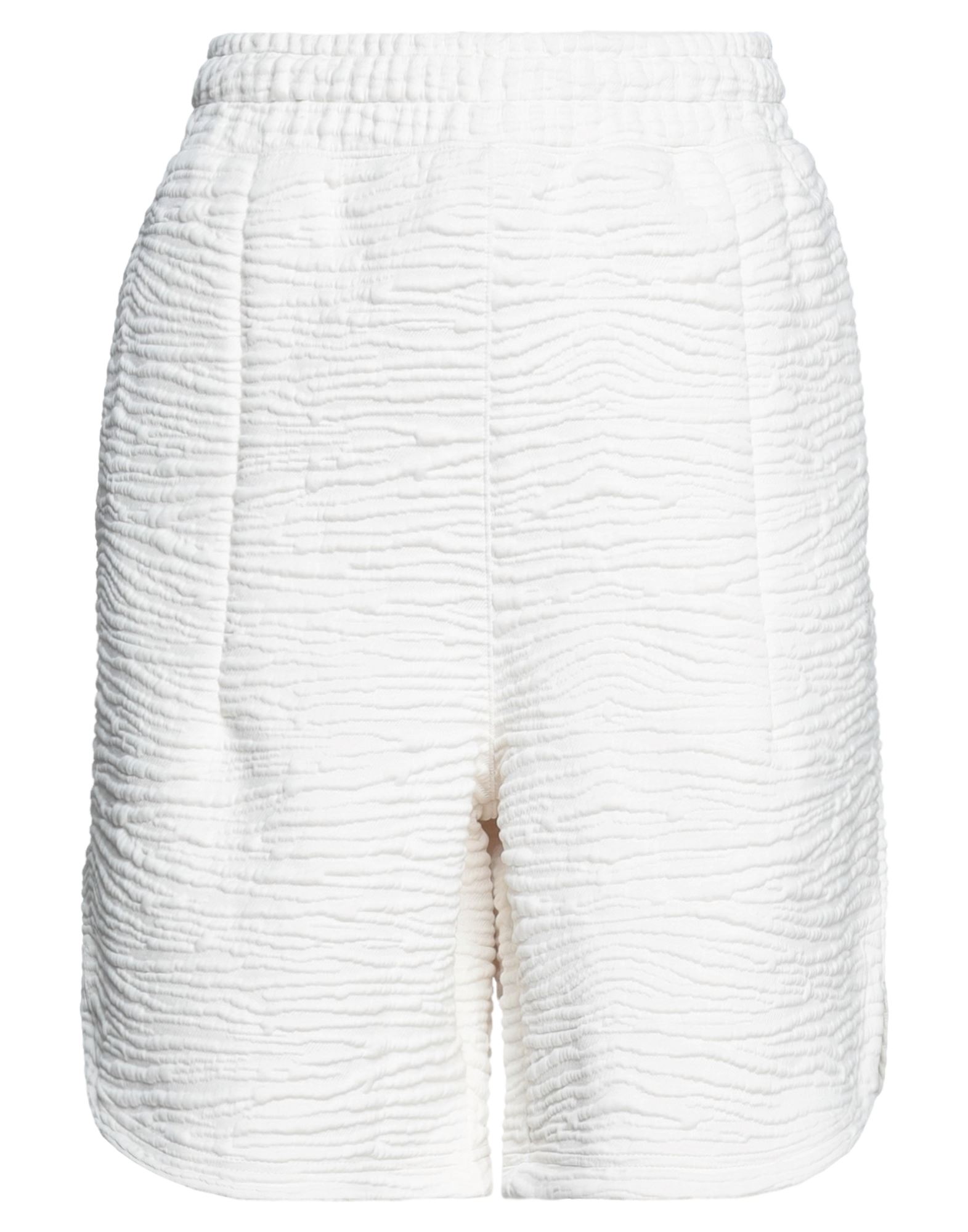 Puma Woman Shorts & Bermuda Shorts Ivory Size M Polyester, Elastane In White