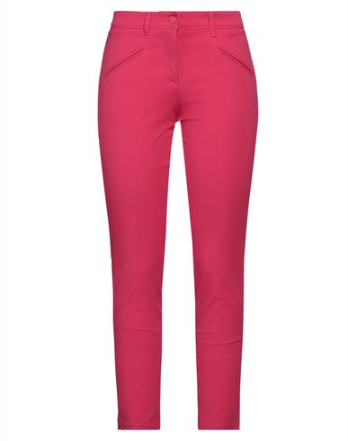 Shop Cambio Woman Pants Fuchsia Size 10 Cotton, Elastane In Pink