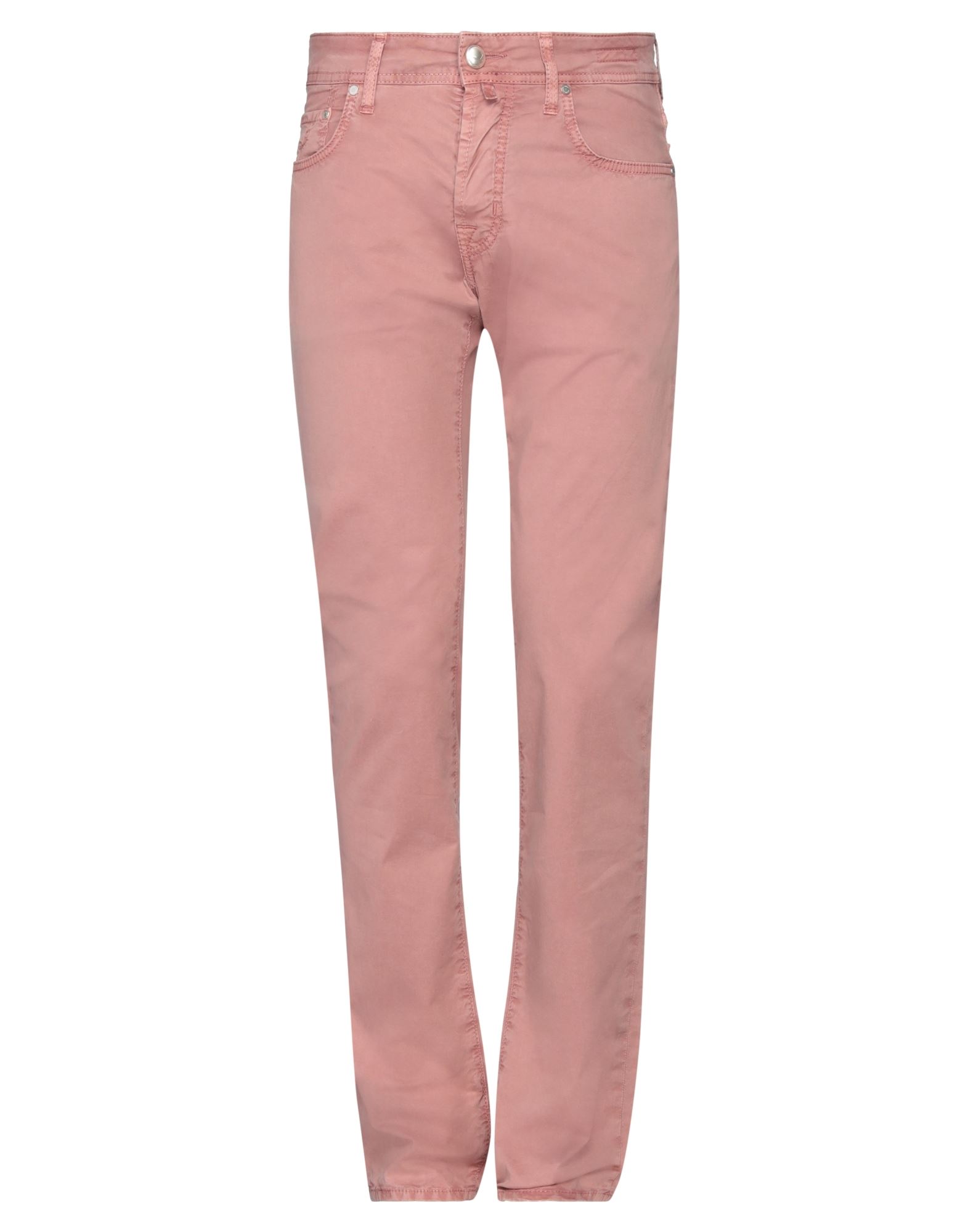 Shop Jacob Cohёn Man Pants Pastel Pink Size 30 Cotton, Elastane