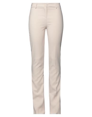 Siste's Woman Pants Ivory Size 4 Polyester, Elastane In White