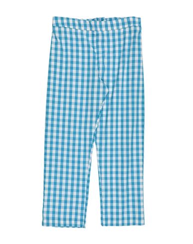 Mariuccia Babies'  Toddler Girl Pants Azure Size 4 Cotton, Pes - Polyethersulfone In Blue