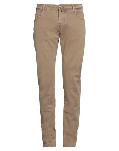Jacob Cohёn Man Pants Camel Size 37 Modal, Cotton, Elastane In Brown