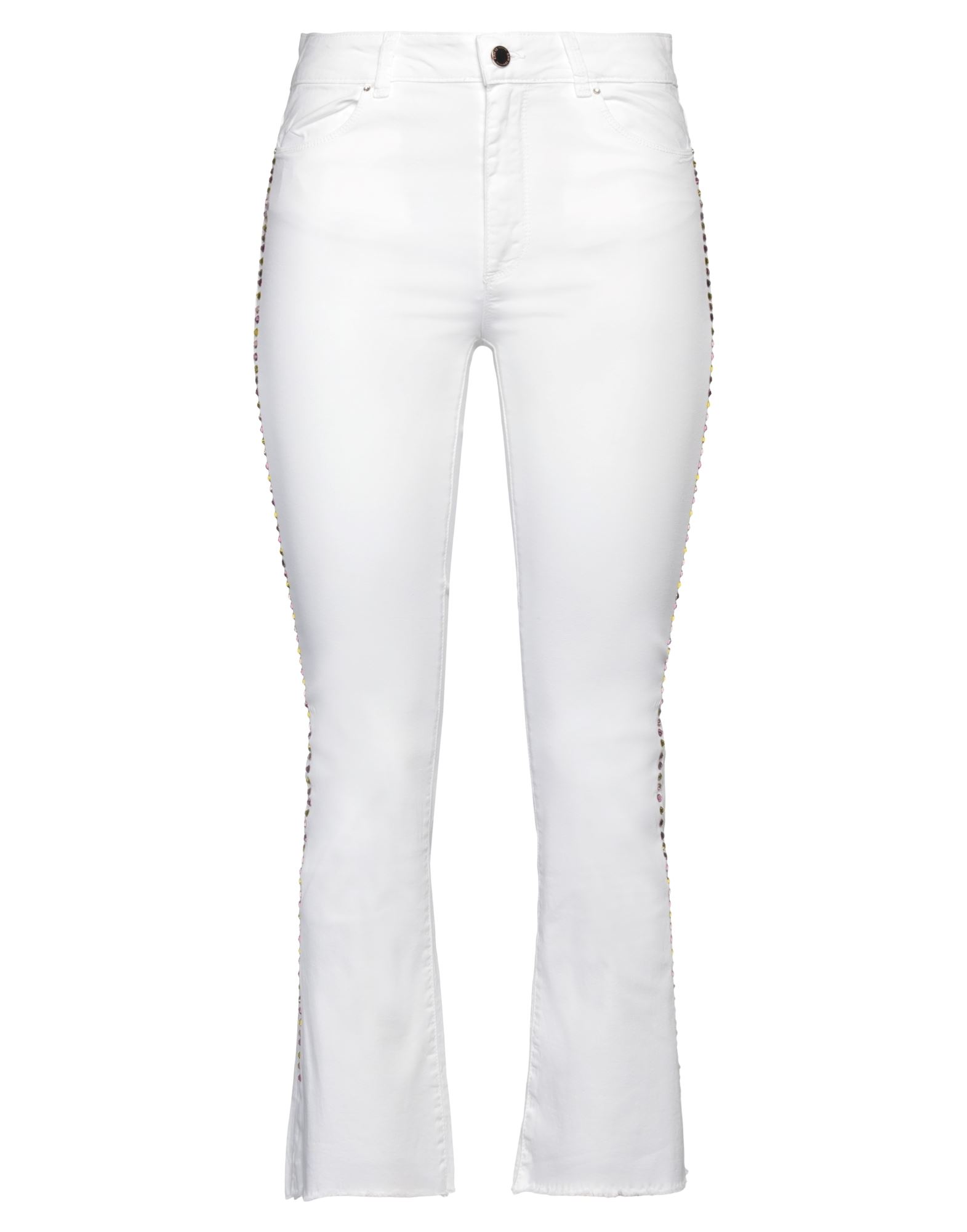 Ean 13 Cropped Pants In White