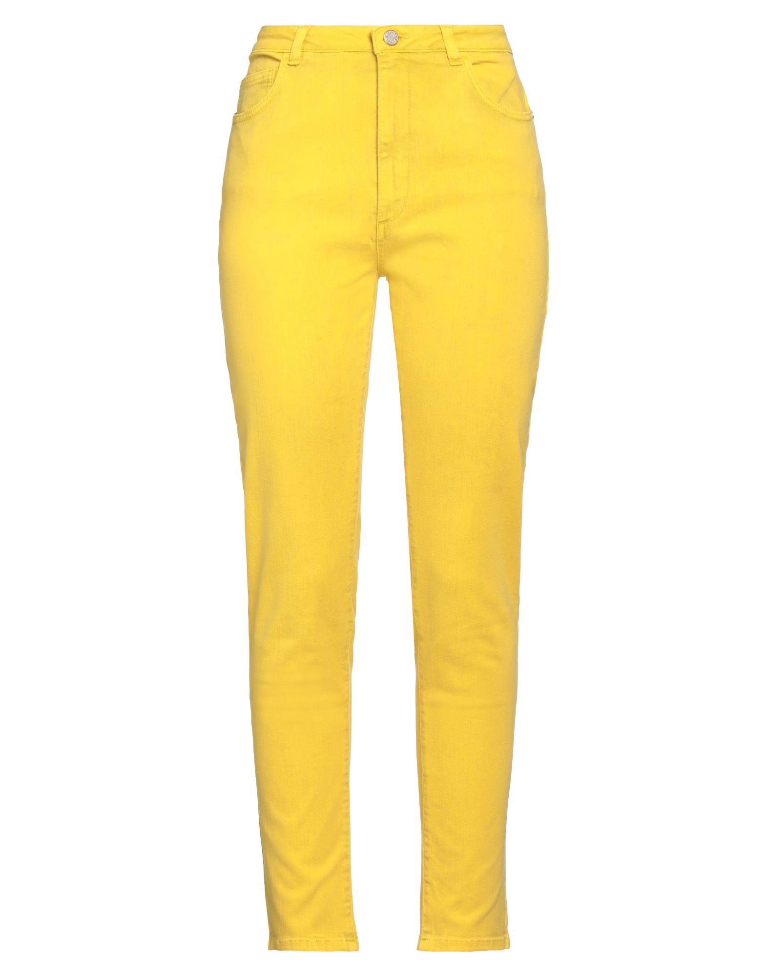 Manila Grace Jeans In Yellow