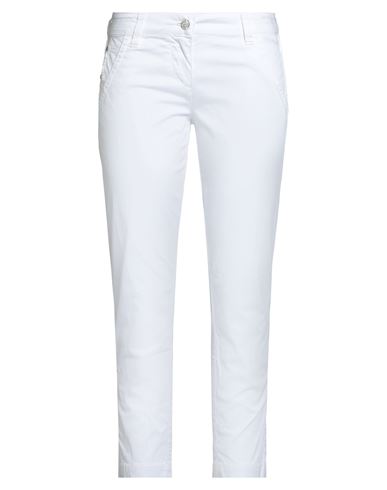 Shop Jacob Cohёn Woman Pants White Size 30 Cotton, Elastane