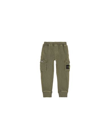 STONE ISLAND BABY 60941 TROUSERS Man Olive Green USD 230