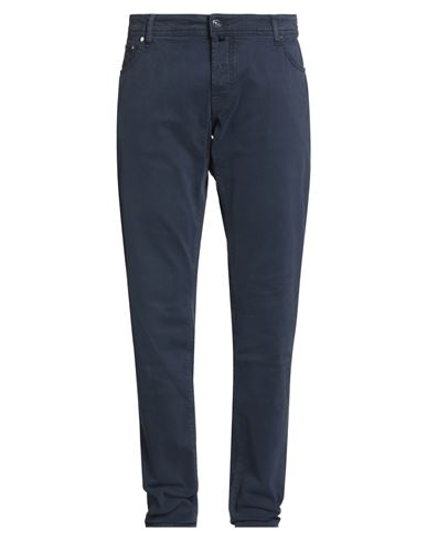 Jacob Cohёn Man Jeans Navy Size 31 Cotton, Elastane, Polyester In Blue