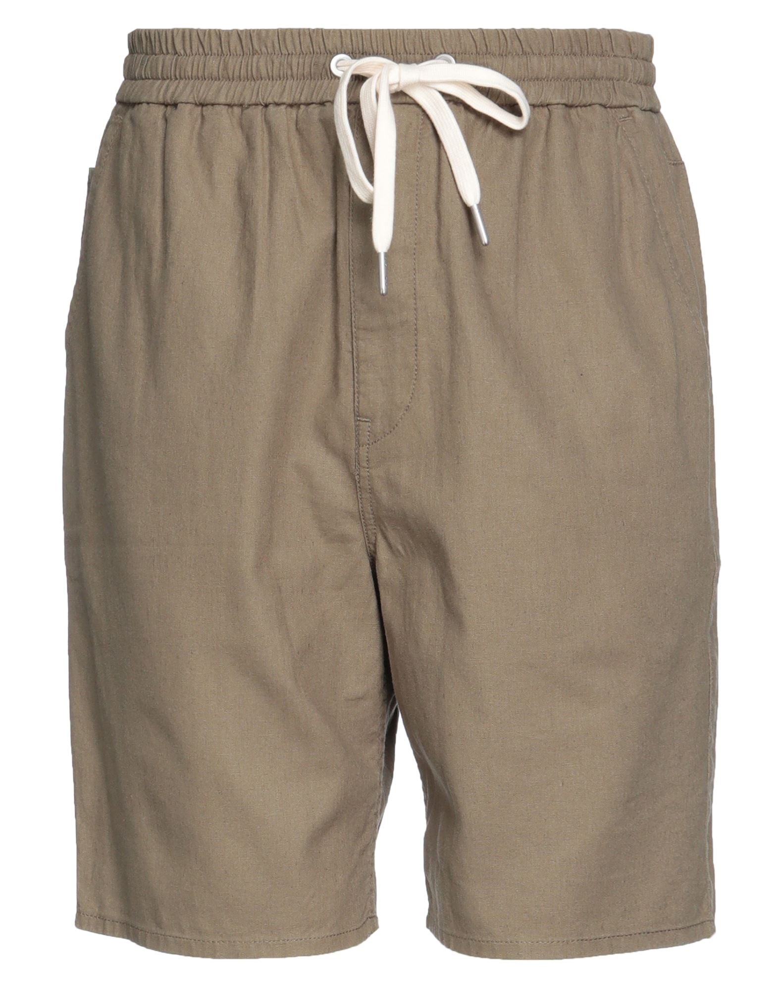 Rag & Bone Man Shorts & Bermuda Shorts Military Green Size S Linen, Cotton