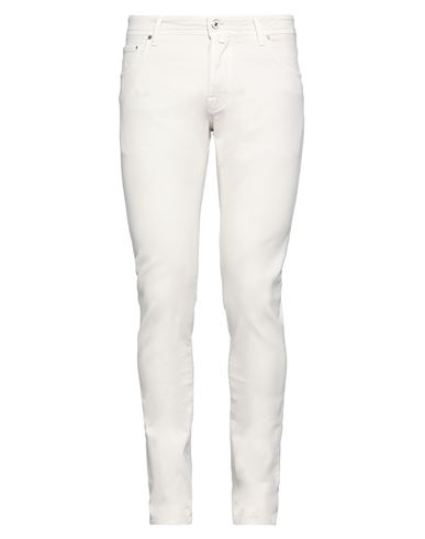 Jacob Cohёn Man Jeans White Size 35 Cotton, Elastane, Polyester
