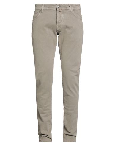 Jacob Cohёn Man Jeans Taupe Size 35 Cotton, Elastane, Polyester In Gray