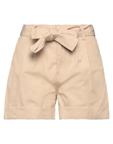 Tommy Jeans Woman Shorts & Bermuda Shorts Beige Size 24 Cotton