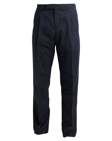 Dunhill Man Pants Navy Blue Size 34 Cotton, Mulberry Silk