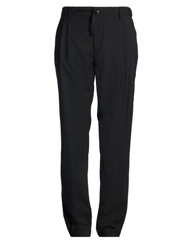 Brian Dales Man Pants Black Size 36 Polyester, Wool, Elastane