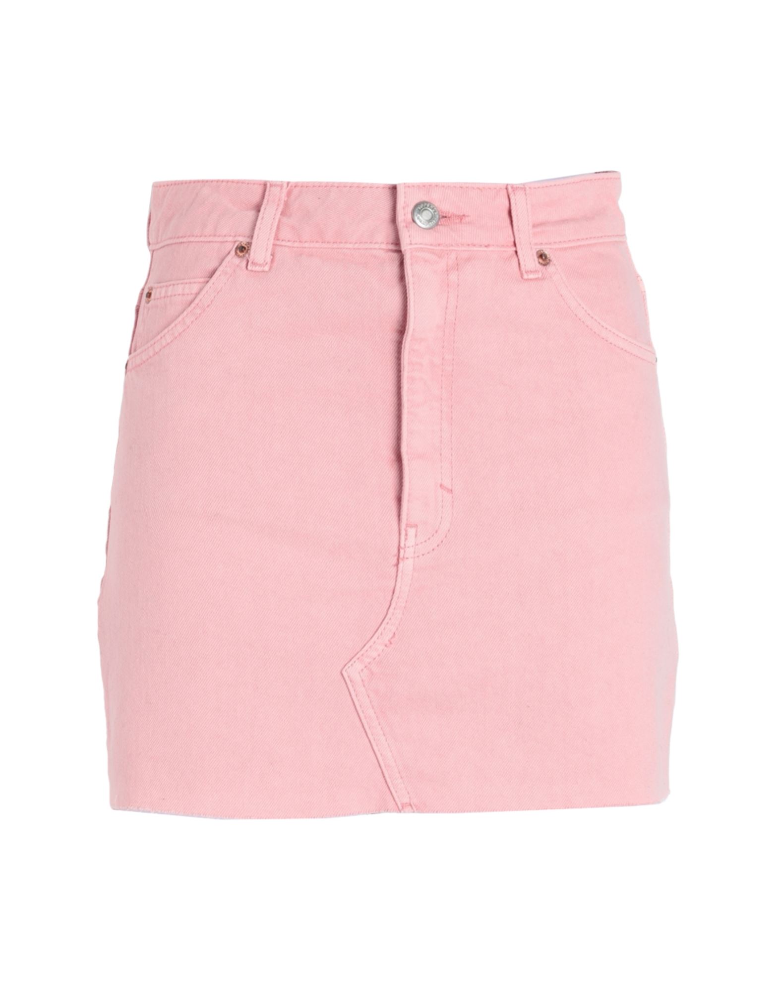 Topshop Denim Skirts In Pink