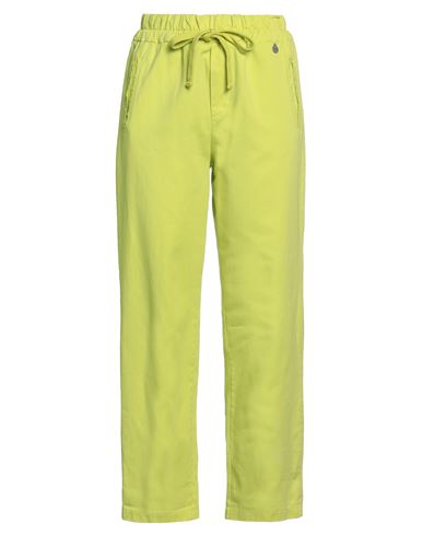 Berna Woman Pants Acid Green Size 4 Cotton
