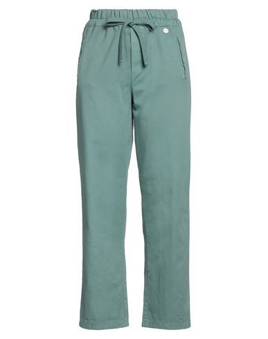 Berna Woman Pants Sage Green Size 4 Cotton