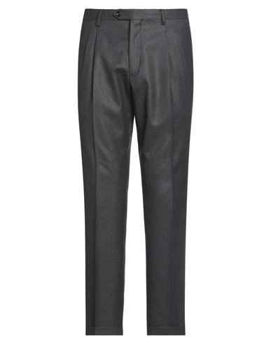 Drumohr Man Pants Lead Size 36 Virgin Wool In Grey