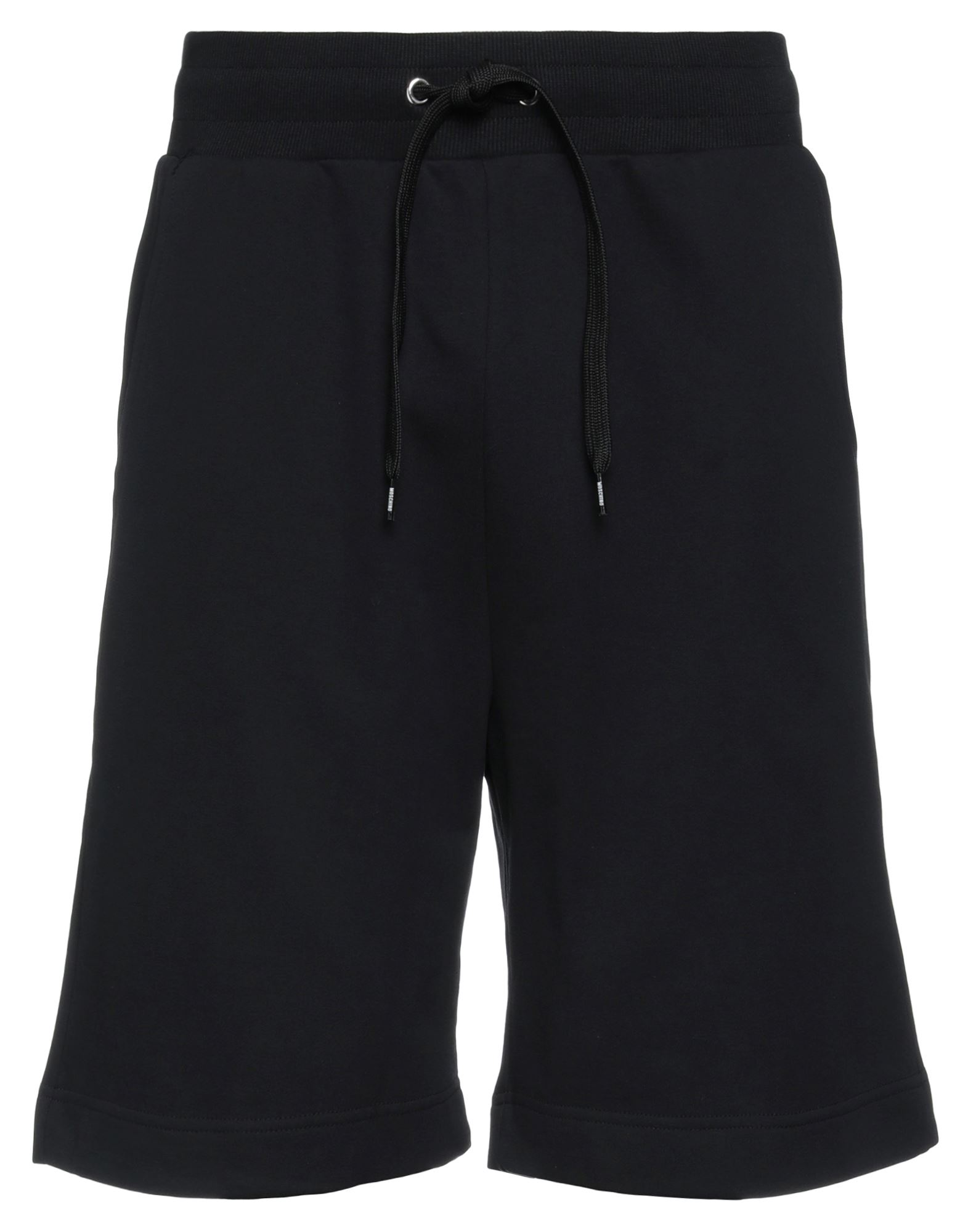 Moschino Man Shorts & Bermuda Shorts Black Size Xs Cotton, Elastane