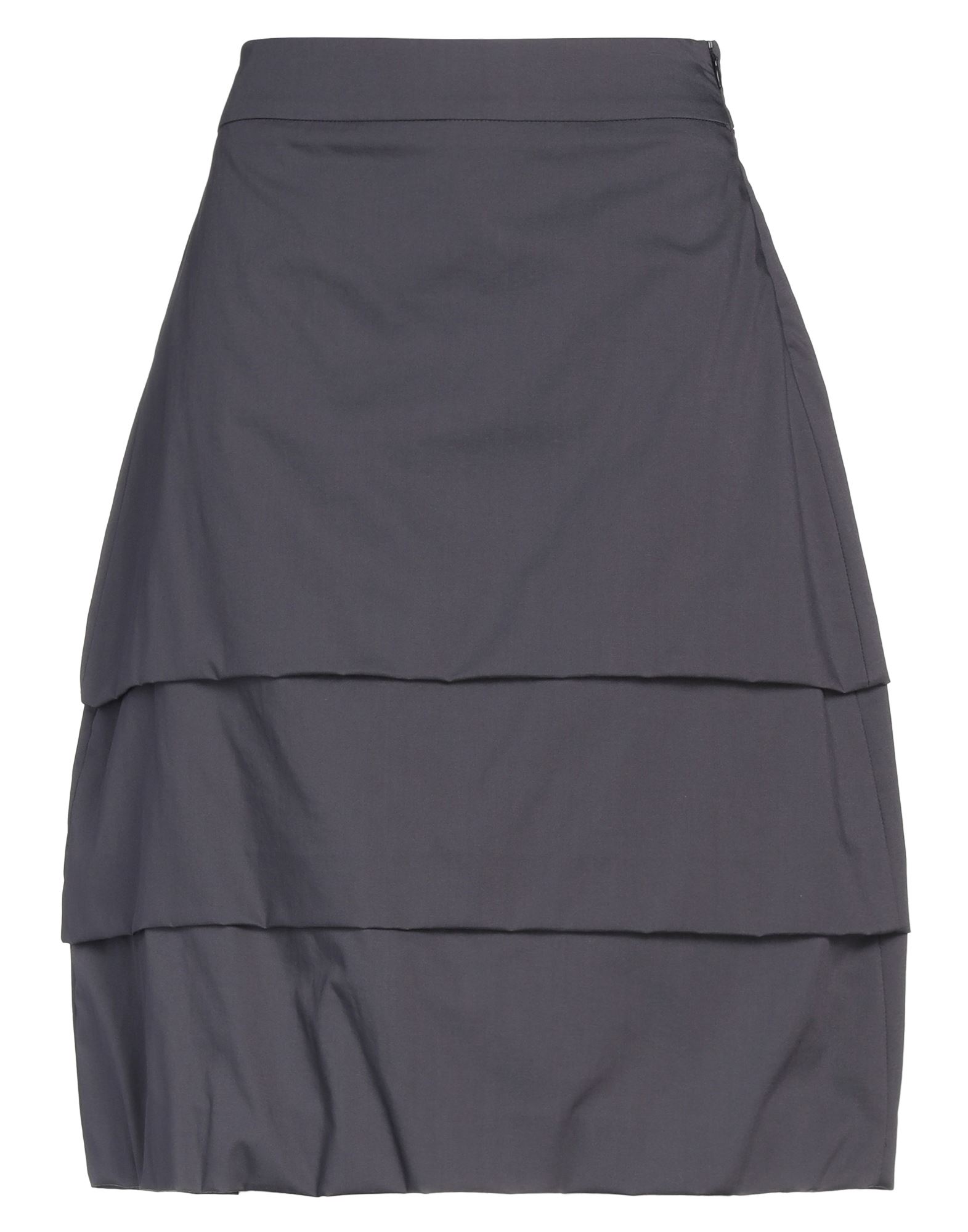 Peserico Midi Skirts In Lead