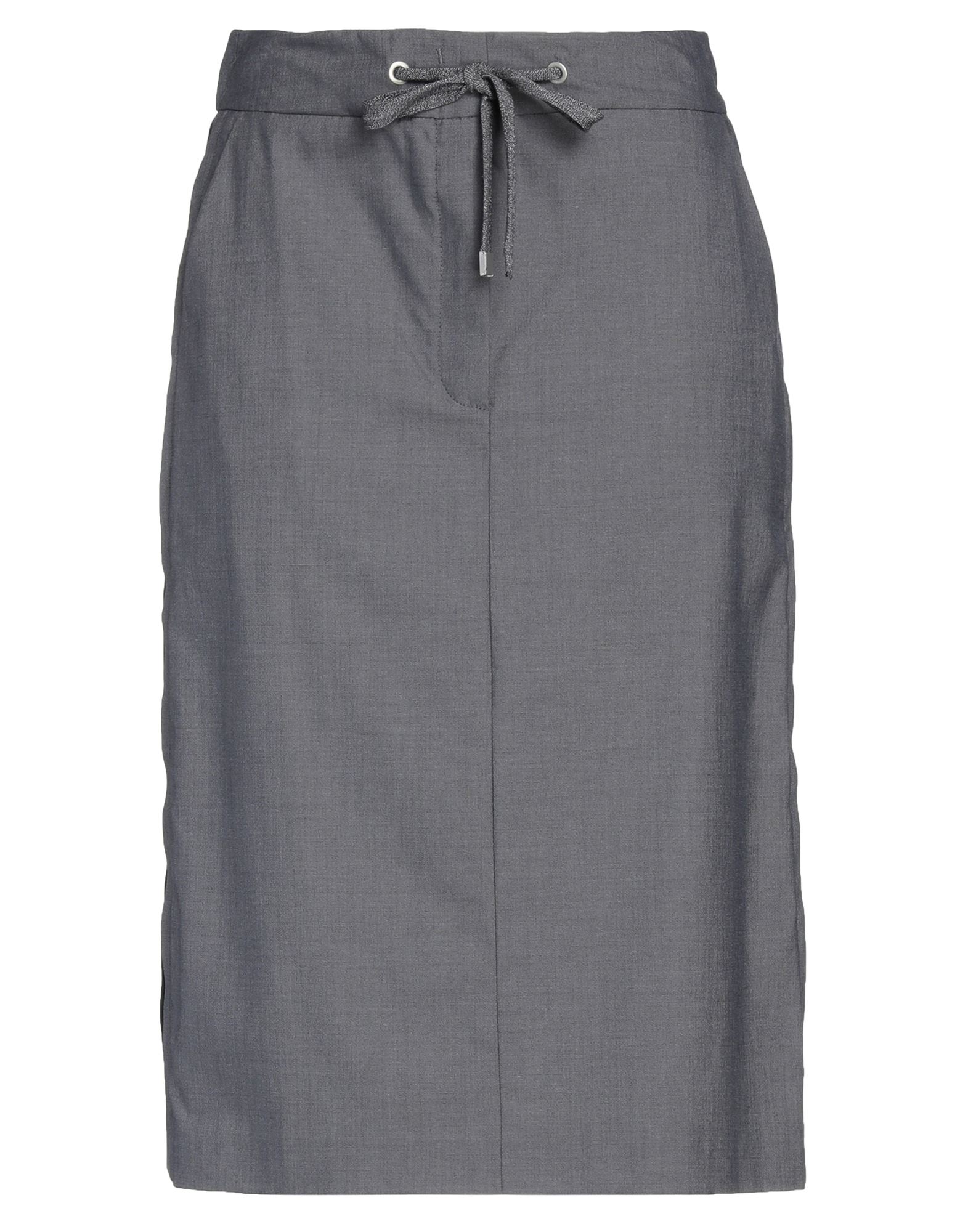 Peserico Midi Skirts In Grey