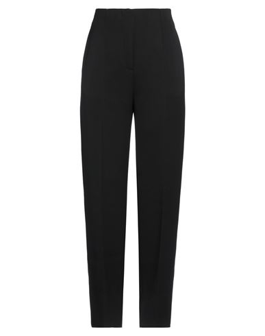 Giorgio Armani Woman Pants Black Size 8 Virgin Wool, Elastane