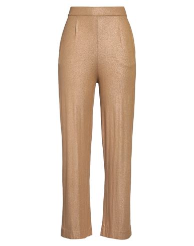 Majestic Filatures Woman Pants Sand Size 2 Viscose, Elastane In Beige
