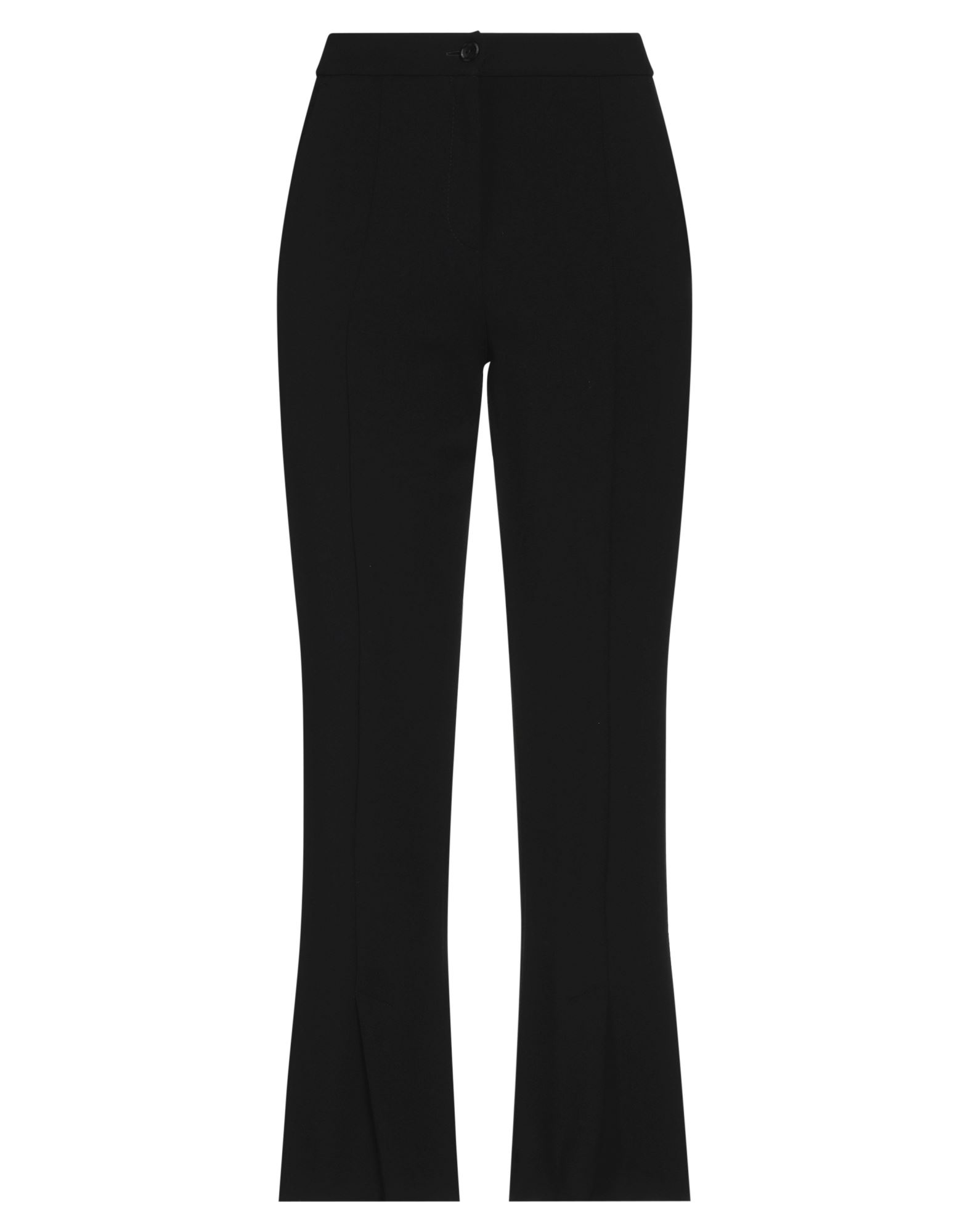 CARACTERE CARACTÈRE WOMAN PANTS BLACK SIZE 4 POLYESTER, VISCOSE, ELASTANE