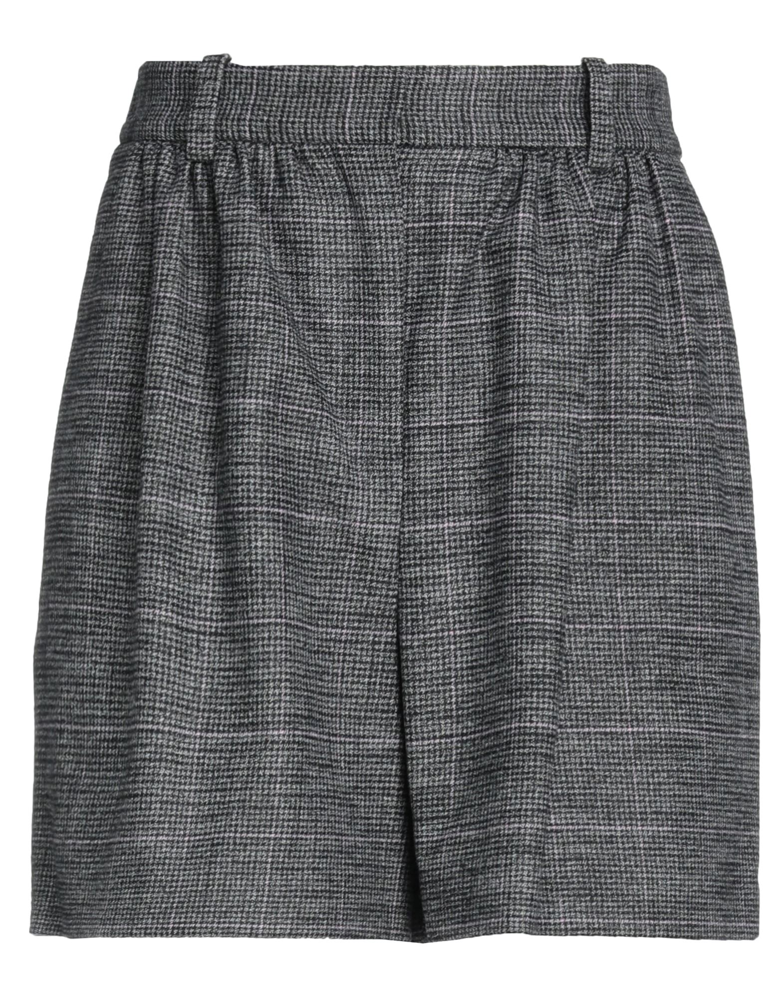 Maje Woman Shorts & Bermuda Shorts Grey Size 8 Viscose, Polyester, Elastane
