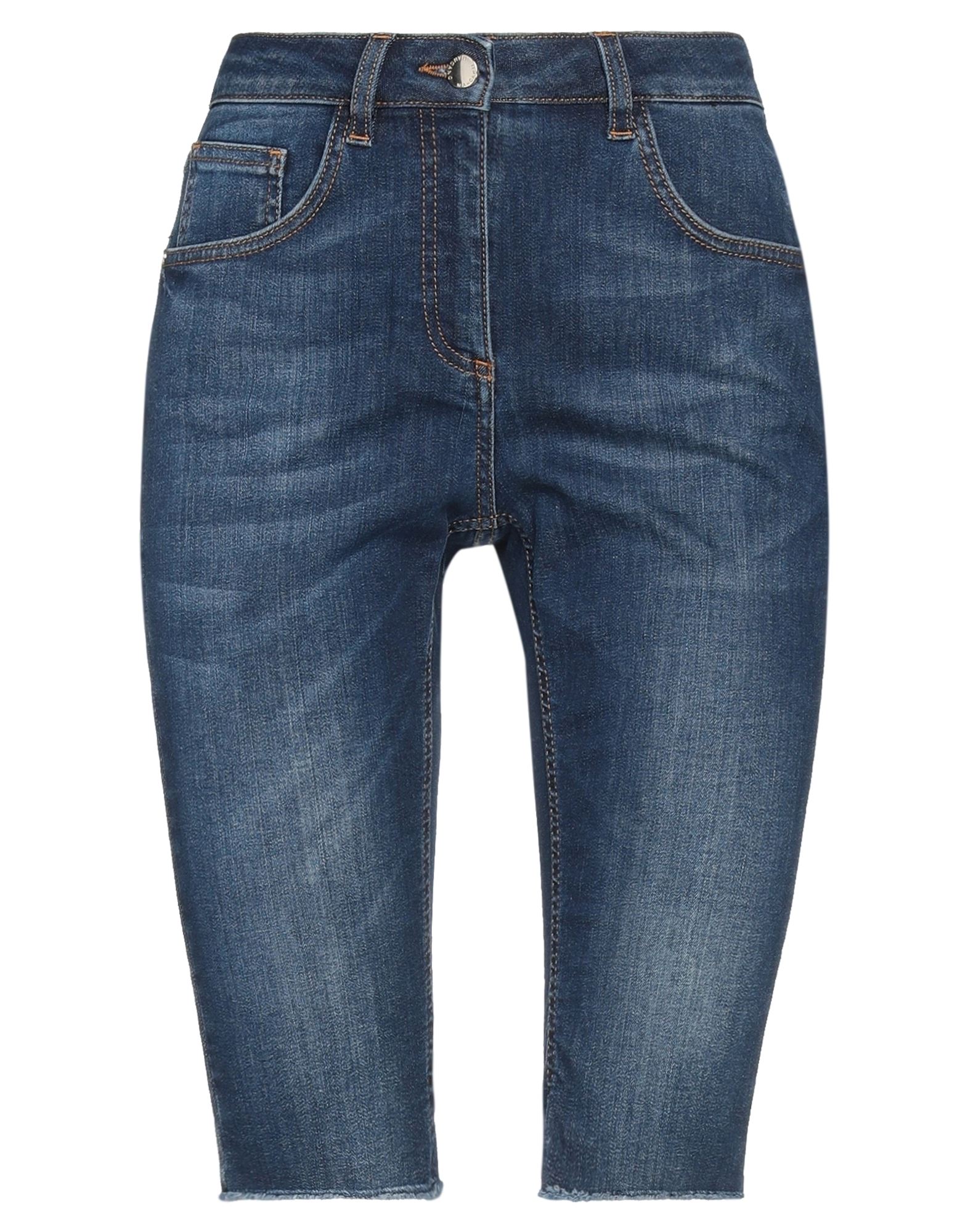 Mangano Denim Shorts In Blue | ModeSens