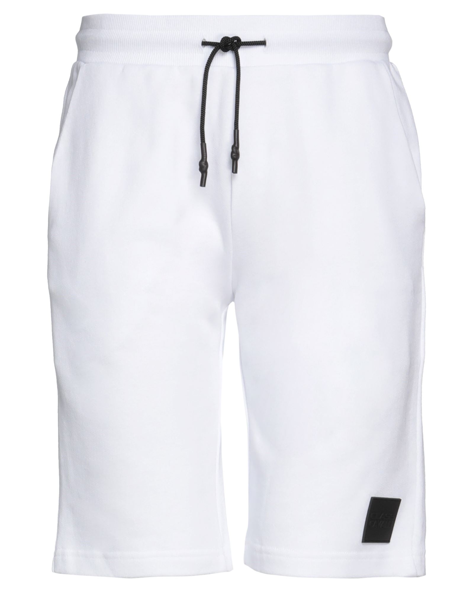 Cavalli Class Man Shorts & Bermuda Shorts White Size Xxl Cotton