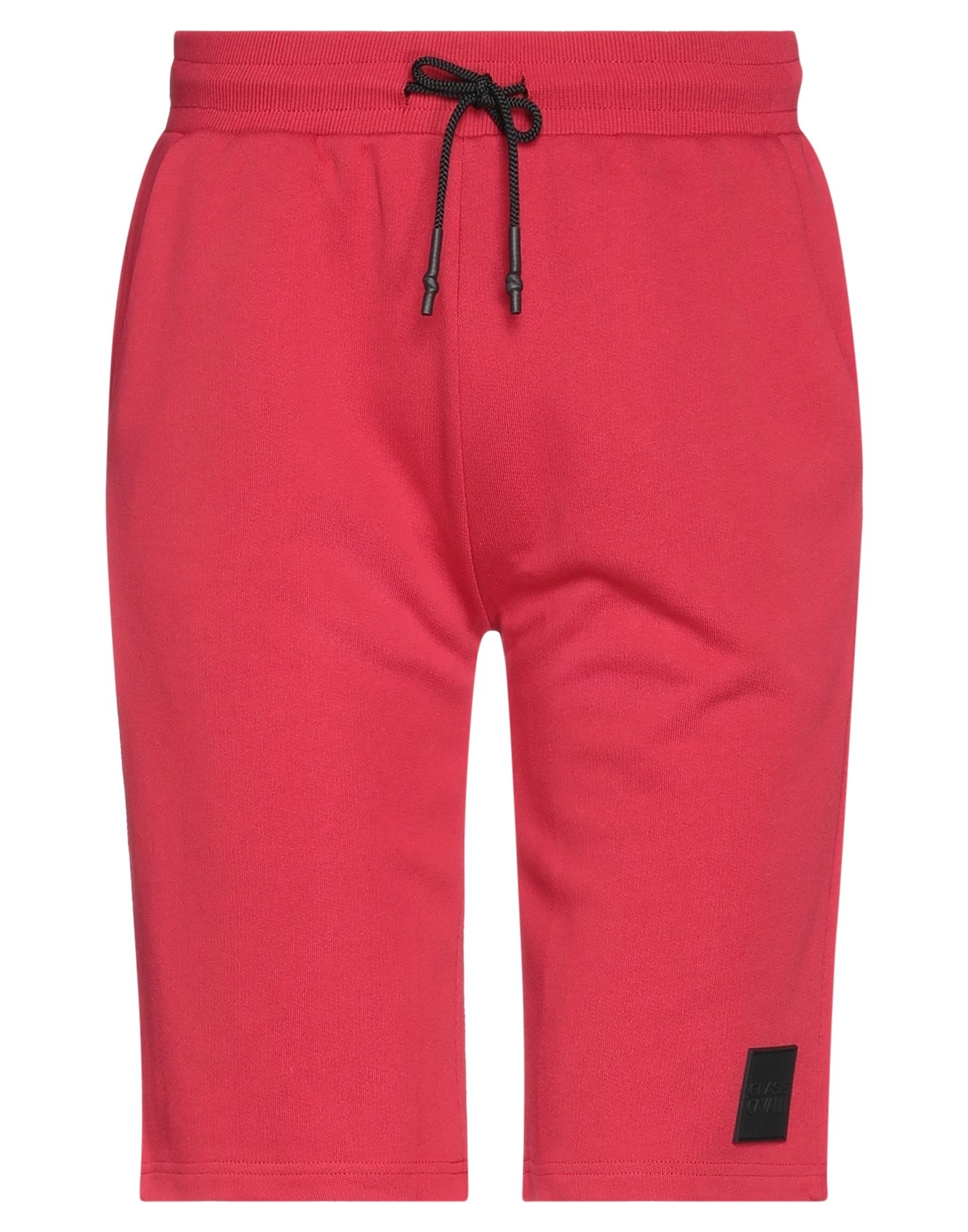 Cavalli Class Man Shorts & Bermuda Shorts Red Size M Cotton