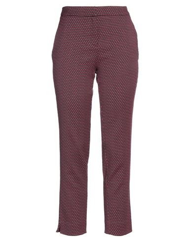Luckylu  Milano Luckylu Milano Woman Pants Mauve Size 6 Polyester, Cotton, Polyamide, Elastane In Purple