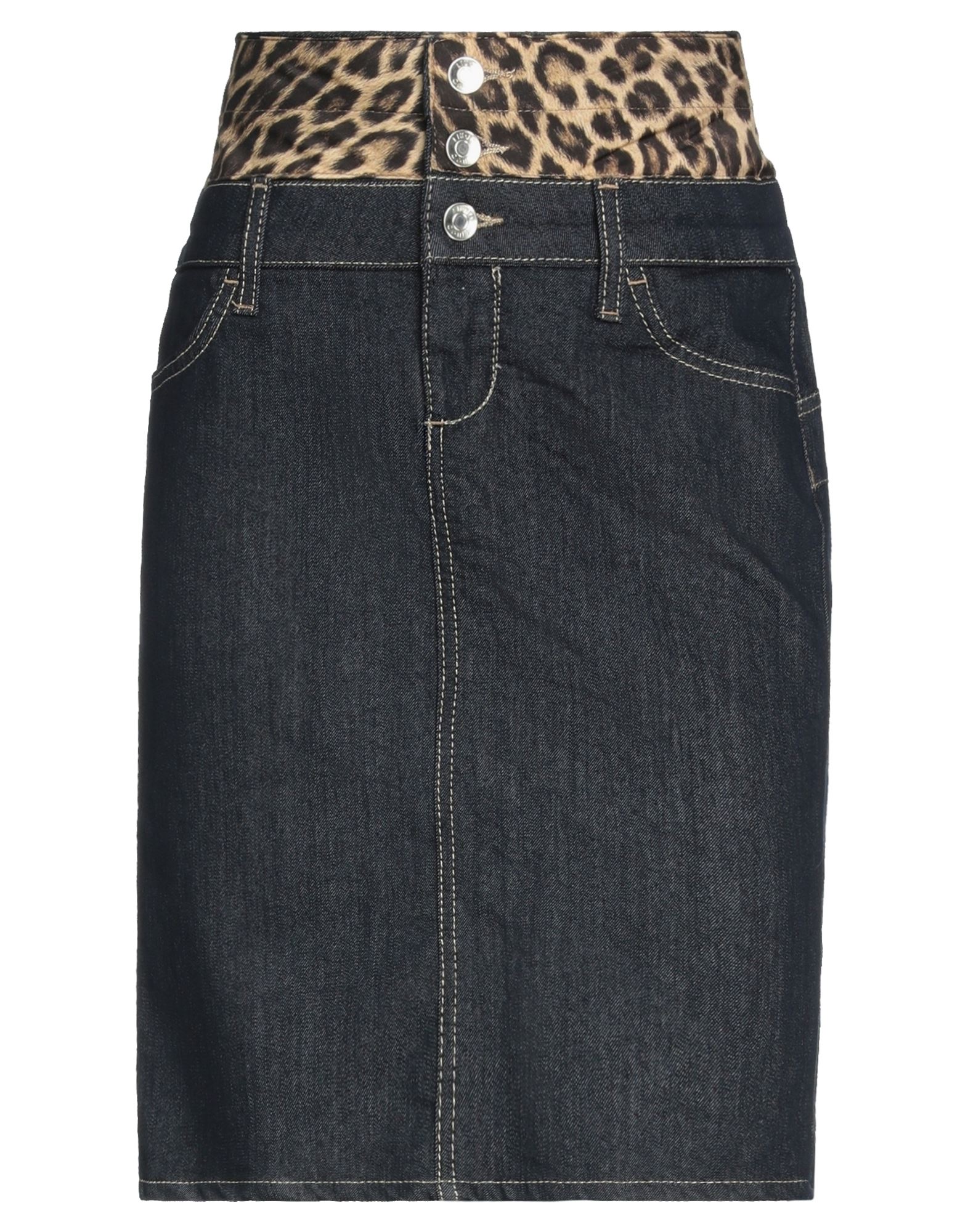 Liu •jo Denim Skirts In Blue