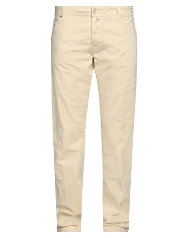 Jacob Cohёn Man Pants Ivory Size 40 Cotton, Elastane In White