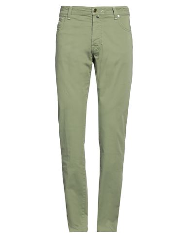 Jacob Cohёn Man Pants Green Size 36 Cotton, Elastane