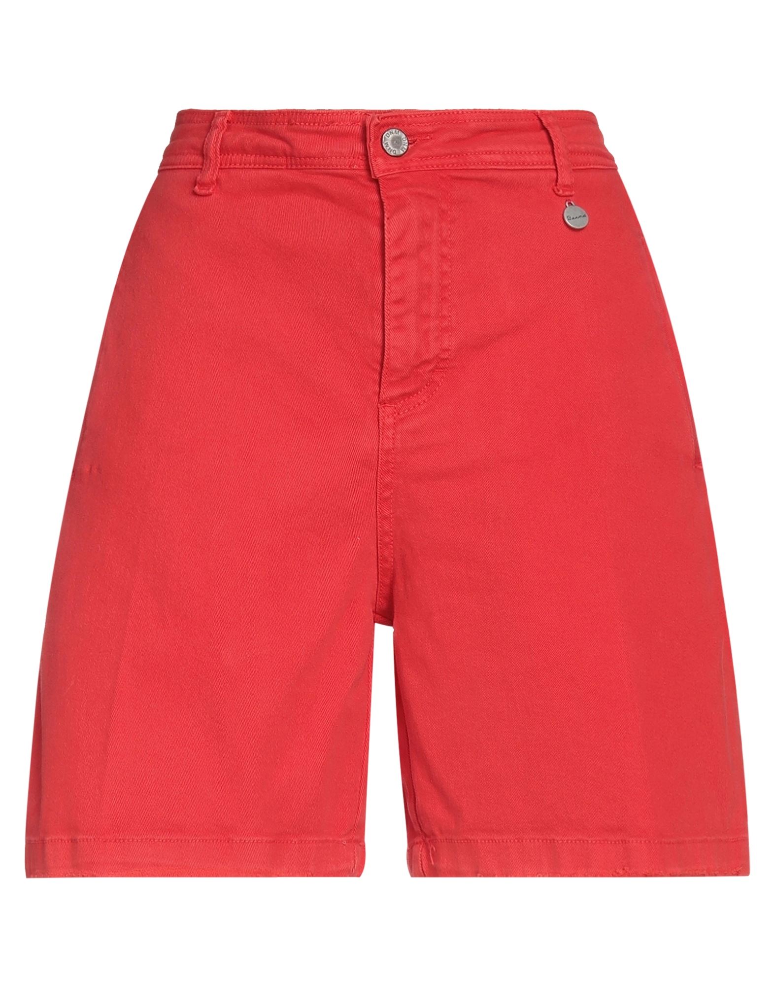 Berna Denim Shorts In Red
