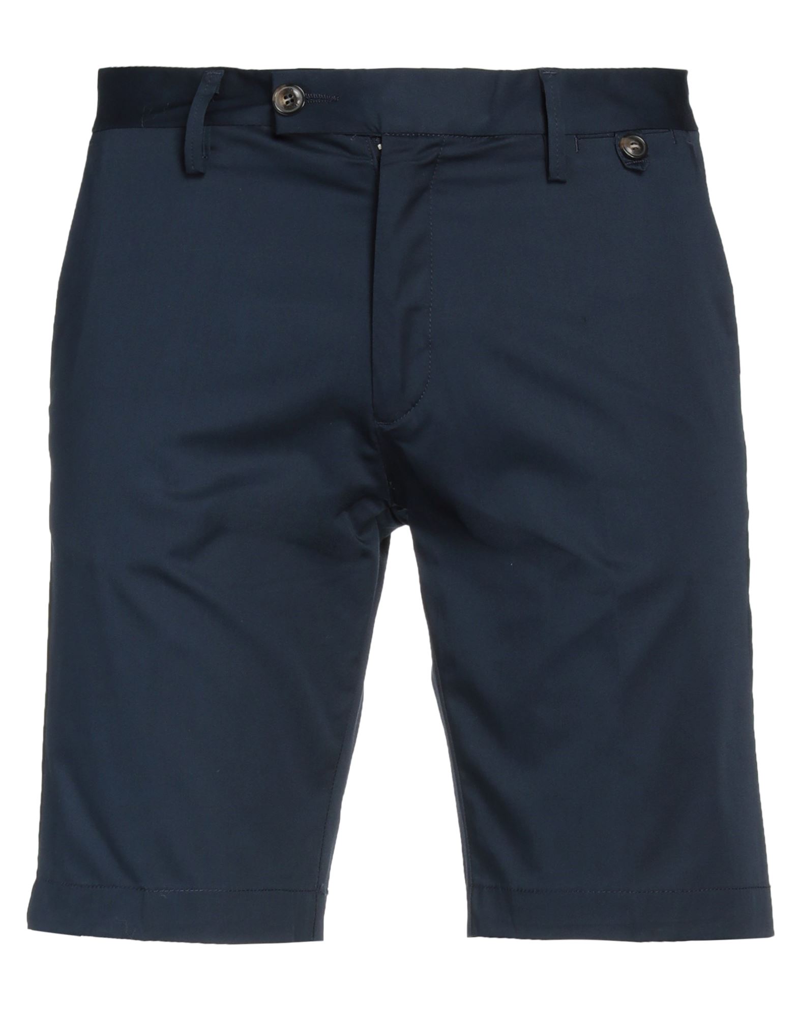 Liu •jo Man Man Shorts & Bermuda Shorts Midnight Blue Size 28 Cotton, Elastane