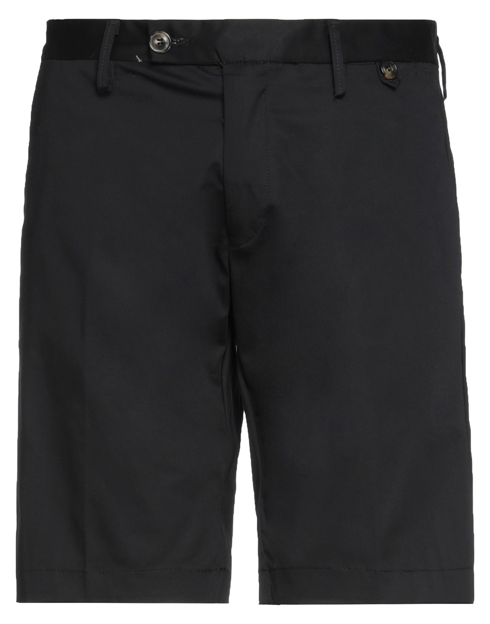Liu •jo Man Man Shorts & Bermuda Shorts Midnight Blue Size 32 Cotton, Elastane In Black