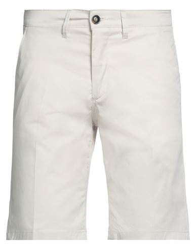 Liu •jo Man Man Shorts & Bermuda Shorts Ivory Size 28 Cotton, Elastane In White