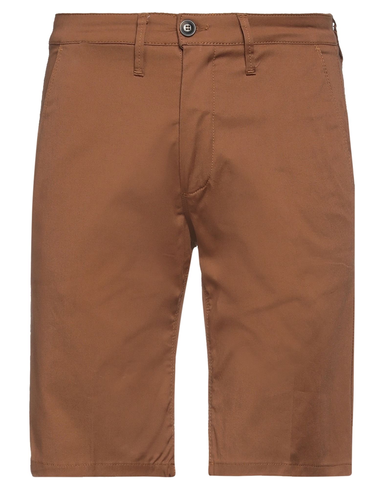 Shop Liu •jo Man Man Shorts & Bermuda Shorts Brown Size 28 Cotton, Elastane