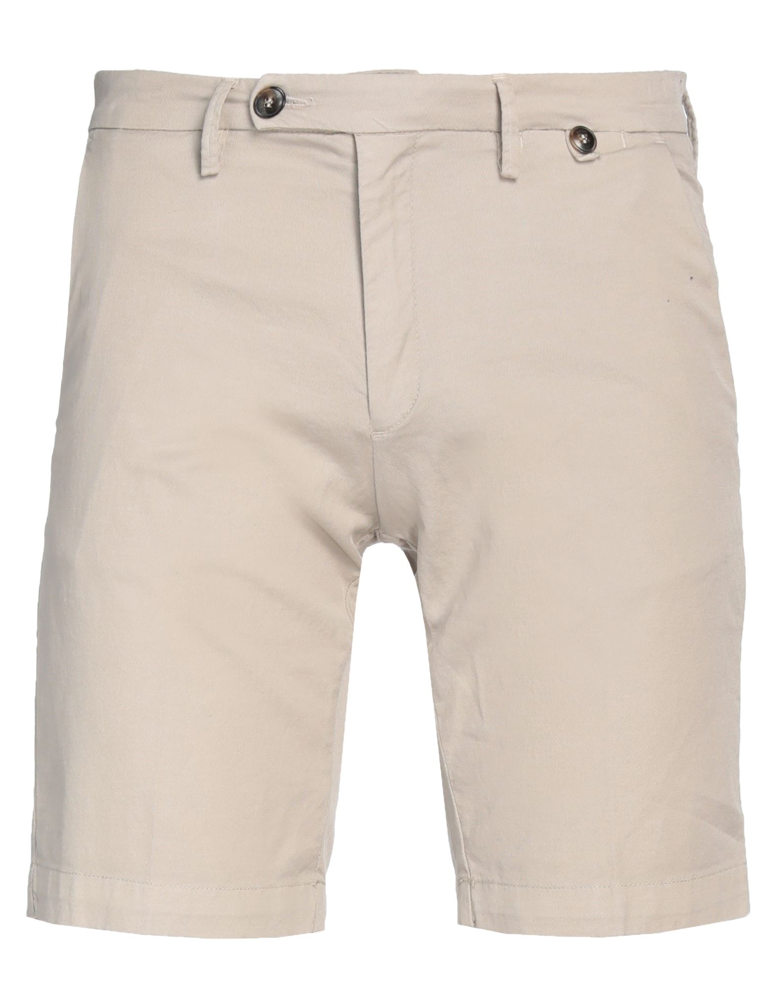 Liu •jo Man Man Shorts & Bermuda Shorts Beige Size 44 Cotton, Linen, Elastane