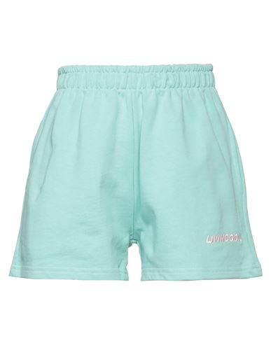 Livincool Woman Shorts & Bermuda Shorts Light Green Size Xs Cotton