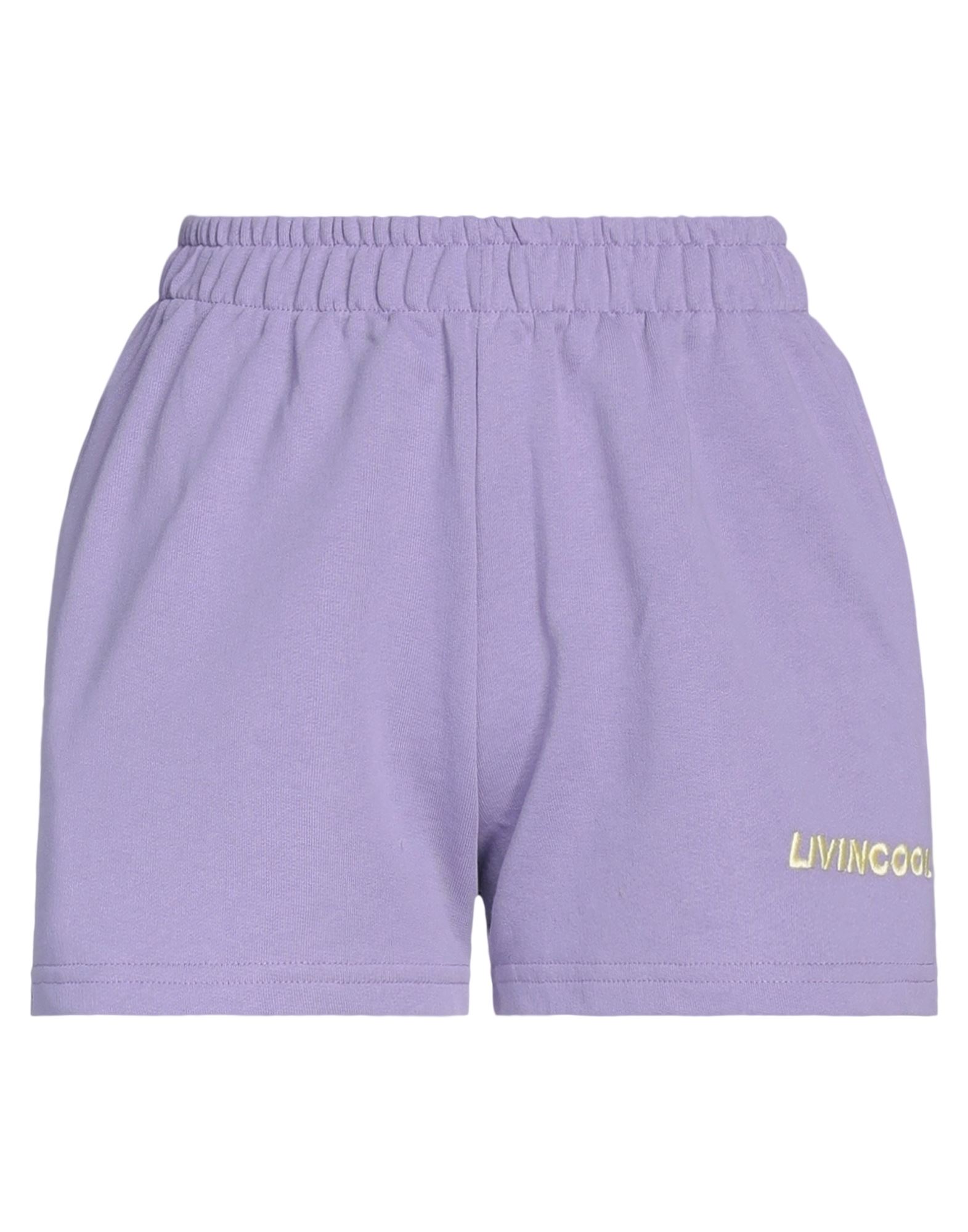 Livincool Cotton Shorts In Purple