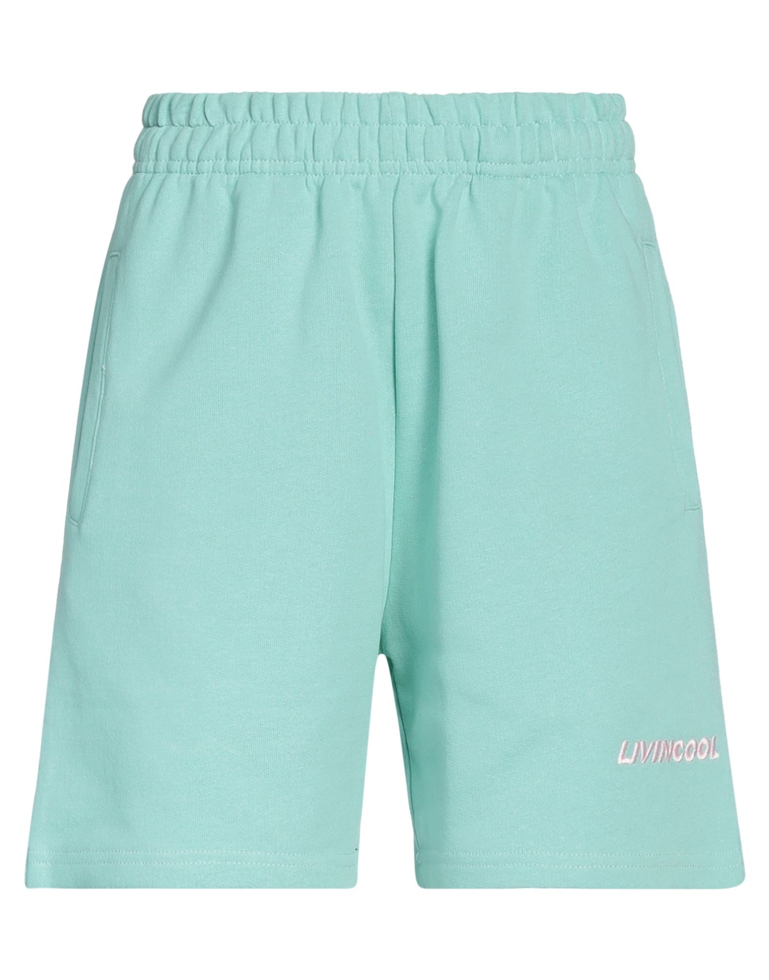 LIVINCOOL LIVINCOOL WOMAN SHORTS & BERMUDA SHORTS LIGHT GREEN SIZE XS COTTON