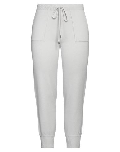 Tortona 21 Woman Pants Light Grey Size S Wool, Silk, Cashmere