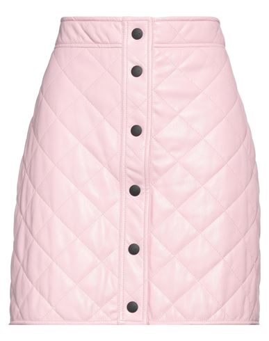 Msgm Woman Mini Skirt Light Pink Size 6 Polyester, Polyurethane