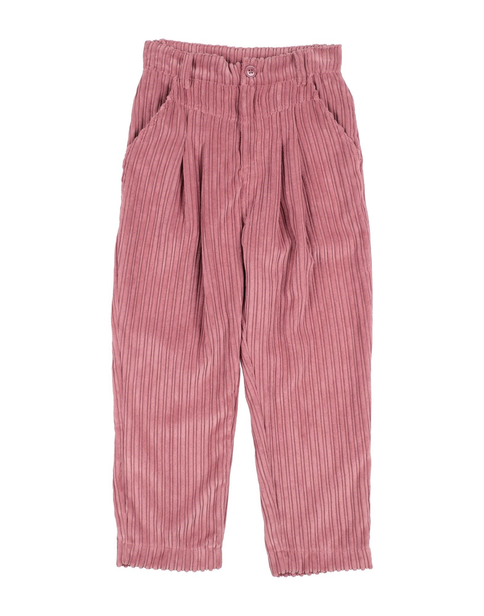 L:ú L:ú By Miss Grant Kids' Pants In Pastel Pink